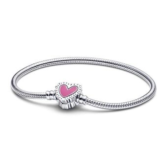 Pandora Brazalete cadena de serpiente corazón radiante de keith haring™ x pandora moments? oferta