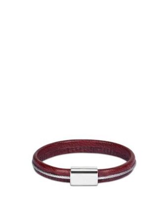 Cuadra Pulsera con piel genuina de lizard. oferta