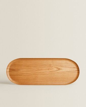 ZARA HOME Bandeja madera ovalada oferta