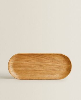 ZARA HOME Bandeja madera ovalada oferta