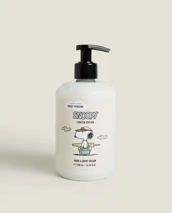 (480 ml) crema de mano y cuerpo sweet perfume snoopy