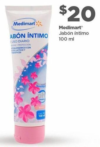 Bodega Aurrerá Medimart jabón intimo 100ml oferta