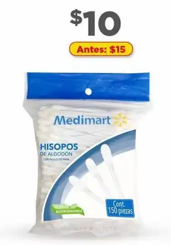 Medimart hisopos de algodón