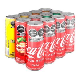 Sam's Club Refresco coca-cola varios sabores 12 piezas de 355 ml oferta