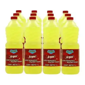 Sam's Club Ácido muriático la anita argox 12 pzas de 1 l oferta