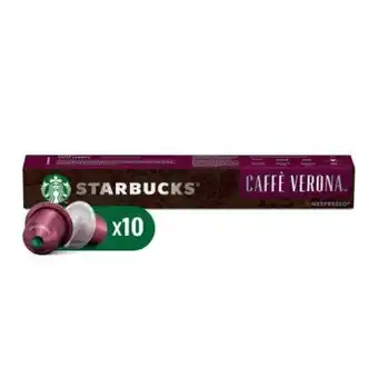 Sam's Club Cápsulas de café starbucks nespresso verona 10 cápsulas oferta