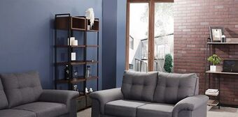 Muebles Dico Librero lateral barret tipo concreto oferta