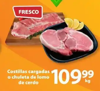 S-Mart Costillas cargadas o chuleta de lomo de cerdo oferta