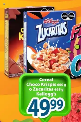Kellogg's Cereal Choco Krispis 600g o Zucaritas 665g