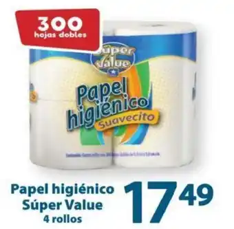Super Value Papel Higienico 4 rollos
