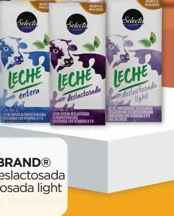 Chedraui En leche selecto brand 2x$35 entera, deslactosada y deslactosada light 1 l oferta