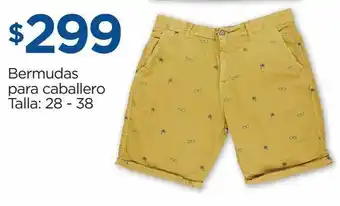 Chedraui Bermudas para caballero talla: 28 - 38 oferta