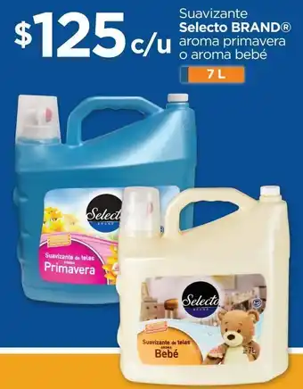 Chedraui Suavizante selecto brand aroma primavera o aroma bebé 7 l oferta
