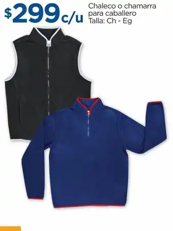 Chedraui Chaleco o chamarra para caballero talla: ch - eg oferta