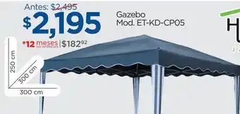 Home line gazebo mod. et-kd-cp05