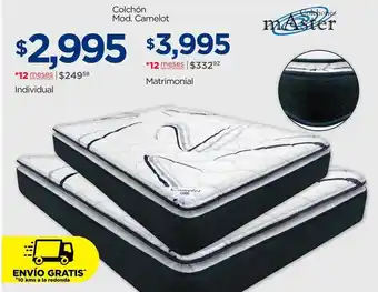 Chedraui Colchón mod. camelot oferta