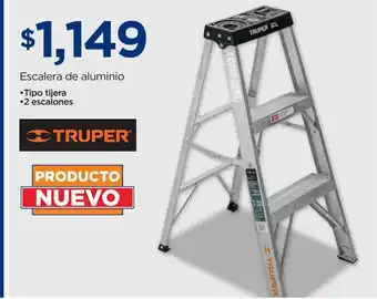 Chedraui Escalera de aluminio oferta