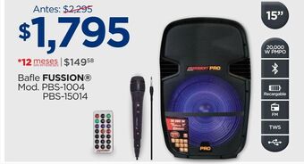 Chedraui Bafle fussion® oferta