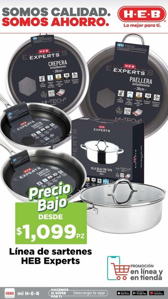 HEB Linea de sartenes Experts
