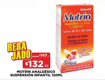 HEB Motrin Analgesico Suspension Infantil 120 ml oferta