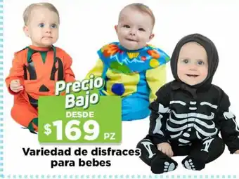 Variedad de disfraces para bebes