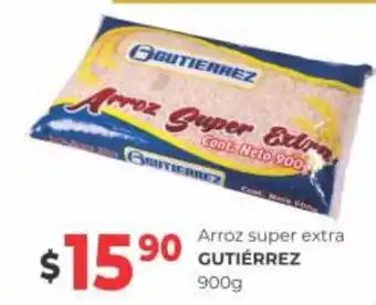 Super Gutiérrez Gutierrez Arroz super extra 900g oferta