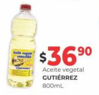 Gutierrez Aceite vegetal 800 ml