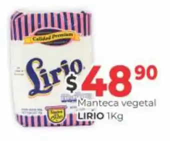 Super Gutiérrez Lirio Manteca vegetal 1 kg oferta