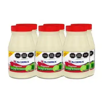 Sam's Club Mayonesa mccormick con jugo de limones 6 pzas de 228 g oferta