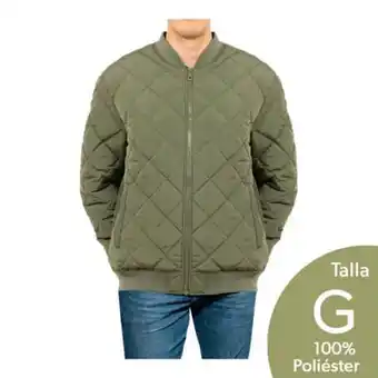 Chamarra bomber para caballero modern amusement talla g verde