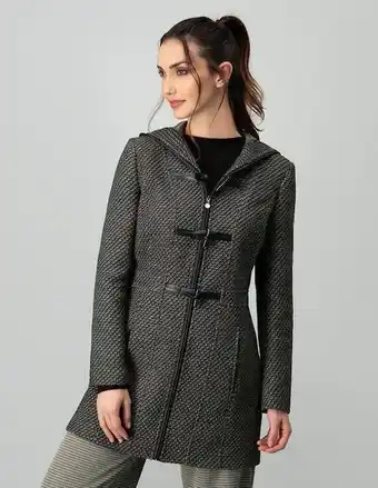 Liverpool Abrigo ivonne capucha y bolsa para mujer oferta