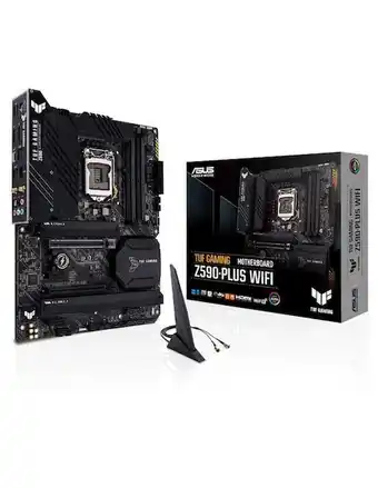 Tarjeta madre asus tuf gaming z590-plus wifi intel 1200 atx ddr4 rgb usb c