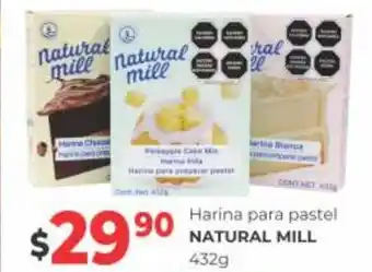 Natural Mill Harina para pastel 432g