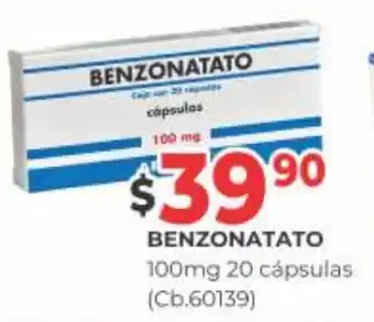 Benzonatato 100mg 20 capsulas