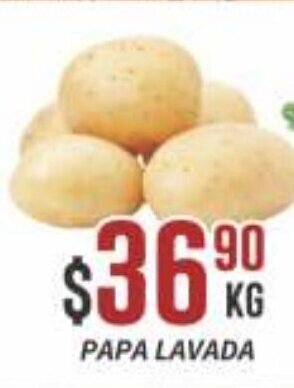 Super Gutiérrez Papa Lavada oferta