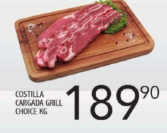 Alsuper Costilla Cargada Grill Choice kg oferta