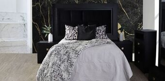 Muebles Dico Recámara king size / matrimonial braham negro oferta