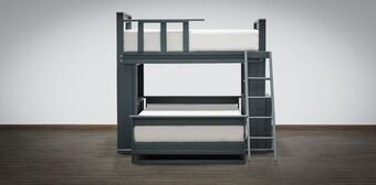 Muebles Dico Litera individual-matrimonial tulum azul oferta