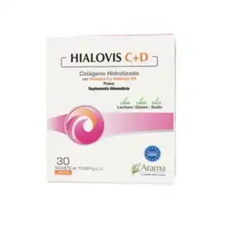 Hialovis c+d colageno 30 sbs