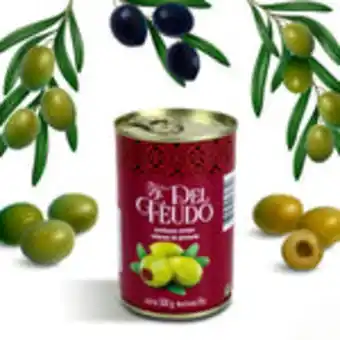 Aceitunas del feudo con pimiento 300 gramos