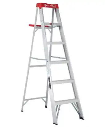 Escalera cuprom  escalera tijera c231206n aluminio tiii b/roja  ccu - 1216