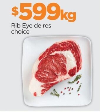 Rib Eye de res choice