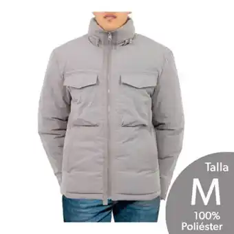 Chamarra cazadora para caballero modern amusement talla m gris