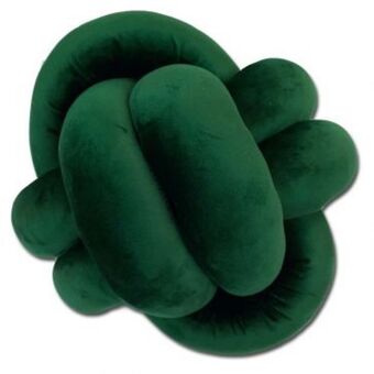 Muebles Dico Cojín grande nudo terciopelo verde oferta