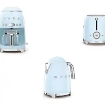Set cafetera con tostador y hervidor smeg