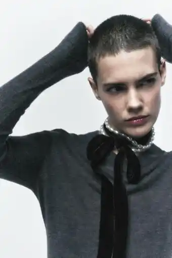 Choker terciopelo perlas