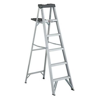 The Home Depot Escalera tipo tijera en aluminio 6 escalones hasta 1.79 m oferta