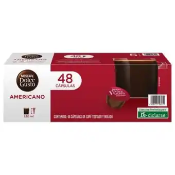 Sam's Club Cápsulas de café dolce gusto nescafé americano 48 pzas oferta