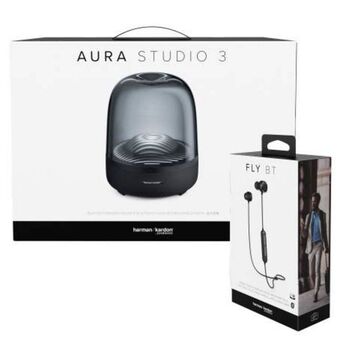 Sam's Club Bocina harman kardon aura studio 3 + audifonos fly bt oferta