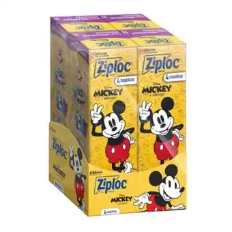 Bolsas reutilizables ziploc disney 4 pack